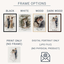Load image into Gallery viewer, Custom Couple Portrait - Photo + Names