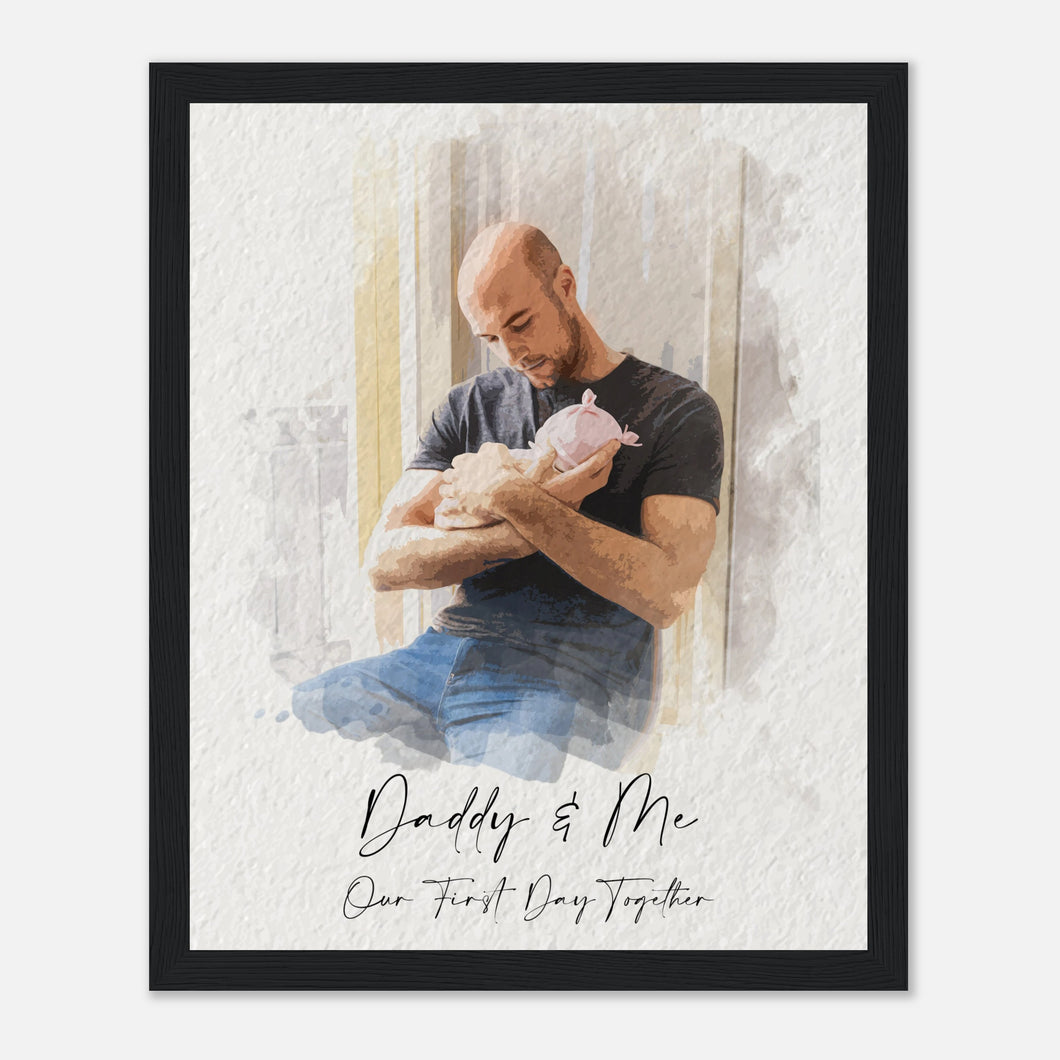 Custom Couple Portrait - Father & Son